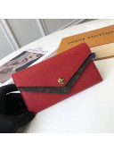 Louis Vuitton Double V Long Wallet M64317 Red 