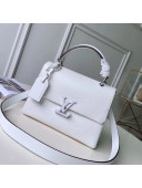 Louis Vuitton Grenelle PM Top Handle Bag in Epi Leather M53834 Blanc White 2019