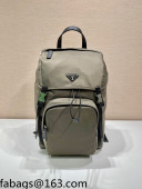 Prada Re-Nylon and Saffiano Leather Backpack 2VZ135 Green 2022