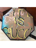 Gucci graffiti umbrella for sun & rain 