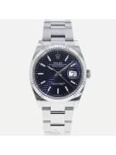 SUPER QUALITY – Rolex Datejust 126234 – Men: Dial Color – Blue, Bracelet - Stainless Steel, Case Size – 36mm, Max. Wrist Size - 7 inches