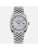 SUPER QUALITY – Rolex Datejust 126234 – Men: Dial Color – White, Bracelet - Stainless Steel, Case Size – 36mm, Max. Wrist Size - 7.5 inches
