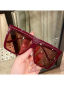 Gucci Sunglasses GG0733 Red 2022  