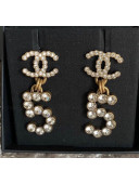 Chanel Crystal Number 5 Earrings 2020