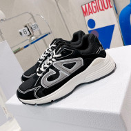 Dior B30 Sneakers in Mesh and Technical Fabric Black 2021 03