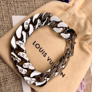 Louis Vuitton Chain Link Bracelet Silver 2021 51