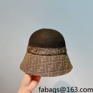 Fendi Wool Bucket Hat Black 2021 61