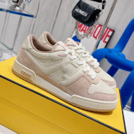 Fendi Match Low-tops Sneakers White/Pink 2021 