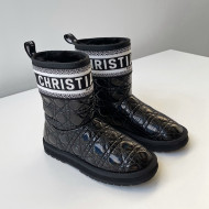Dior Oblique Snow Ankle Boots Black 2021 13