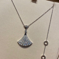 Bvlgari DIVAS’ DREAM Crystal Large Necklace Silver 2022 24