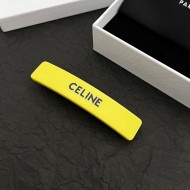 Celine Monochrome Hair Clip/Headband Lime Yellow 2022 