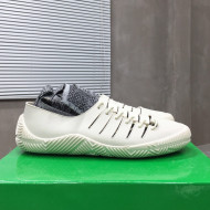 Bottega Veneta Climber Rubber Lace-up Sneakers White 2021 