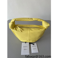Bottega Veneta Double Knot Mini Top Handle Bag Buttercup Yellow 2022 629635 
