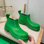 Bottega Veneta Shine Rubber TPU Ankle Boots Grass Green 2022