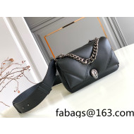 Bvlgari Serpenti Cabochon Mini Crossbody Bag Black/Silver 2021 02