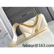 Bvlgari Serpenti Cabochon Small Crossbody Bag White/Gold 2021 05