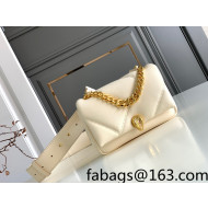 Bvlgari Serpenti Cabochon Mini Crossbody Bag White/Gold 2021 06
