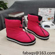 Dolce & Gabbana DG Down Snow Ankle Boots Pink 2021 21