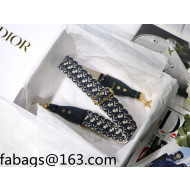 Dior Oblique Embroidered Strap Blue/Beige 2022 46