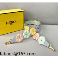 Fendi Strap You Bloom Shoulder Strap Pink/Blue/Yellow 2022