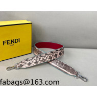 Fendi Strap You Snakeskin-Like Shoulder Strap Beige/Grey 2022