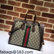 Gucci Ophidia GG Canvas Medium Tote Bag 524537 Beige/Brown 2022