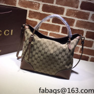 Gucci GG Canvas Medium Tote Bag 353120 Brown 2022 