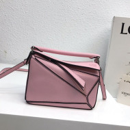 Loewe Puzzle Mini Bag in Smooth Calfskin Light Pink 2022 10173