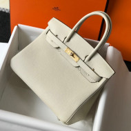Hermes Birkin Bag 35cm in Togo Leather White Wool 2021