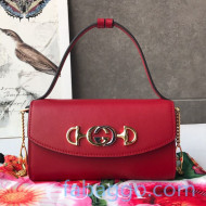 Gucci Zumi Smooth Leather Mini Bag 564718 Red 2020