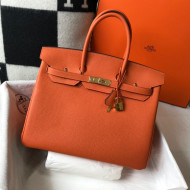 Hermes Birkin Bag 35cm in Togo Leather Orange Sunset 2021