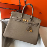 Hermes Birkin Bag 35cm in Togo Leather Grey Dove 2021