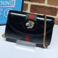 Gucci Leather Rajah Mini Shoulder Bag 573797 Black 2019