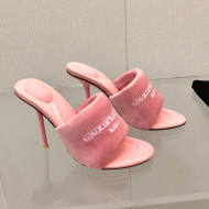 Alexander Wang High Heel Slide Sandals 10.5cm Pink 2022 