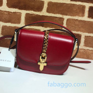 Gucci Sylvie 1969 Mini Shoulder Bag with Chain 615965 Red 2020