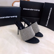 Alexander Wang Crystal Slide Sandals 10.5cm Silver 2022 031904
