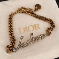 Dior J'Adior Crystal Bracelet Aged Gold 2021