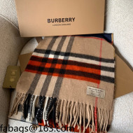Burberry Check Cashmere Scarf 30x168cm Multicolor 2021 110334