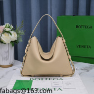 Bottega Veneta Cradle Calfskin Shoulder Bag 680057 Porridge Nude 2021 