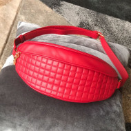Celine Small Belt Bag C Charm in Quilted Calfskin 188153 Red 2019