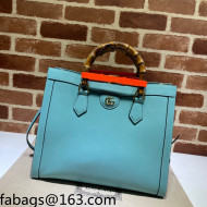 Gucci Diana Medium Tote Bag 655658 Light Blue 2021