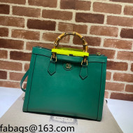 Gucci Diana Medium Tote Bag 655658 Emerald Green 2021