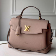 Louis Vuitton Lockme Ever MM Bag in Soft Grained calfskin M51395 Beige 2021