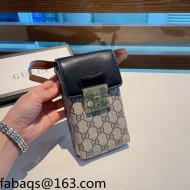 Gucci GG Canvas iPhone Holder Beige 2021 1104117