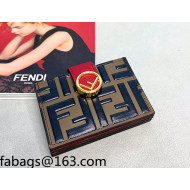 Fendi F is Fendi Leather Card Holder Wallet Red 2021 0260
