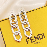 Fendi Chain Earrings Silver 2021 90