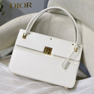 Dior Parisienne Tote Bag in White Smooth Calfskin M8015 2021 