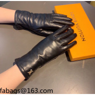 Louis Vuitton Lambskin and Cashmere Gloves Black 2021 12