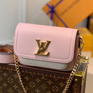 Louis Vuitton Lockme Tender Crossbody Bag M58555 Rosewater Pink 2021