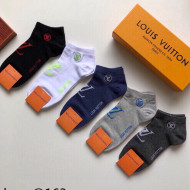 Louis Vuitton Cotton Short Socks 04 2021